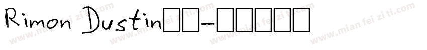 Rimon Dustin字体字体转换